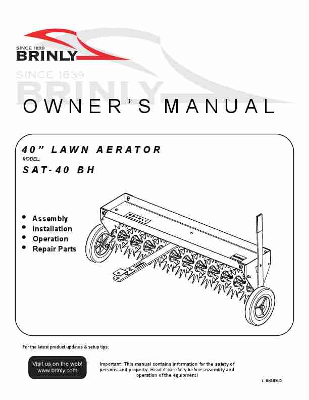 Sears Lawn Aerator S A T - 4 0 B H-page_pdf